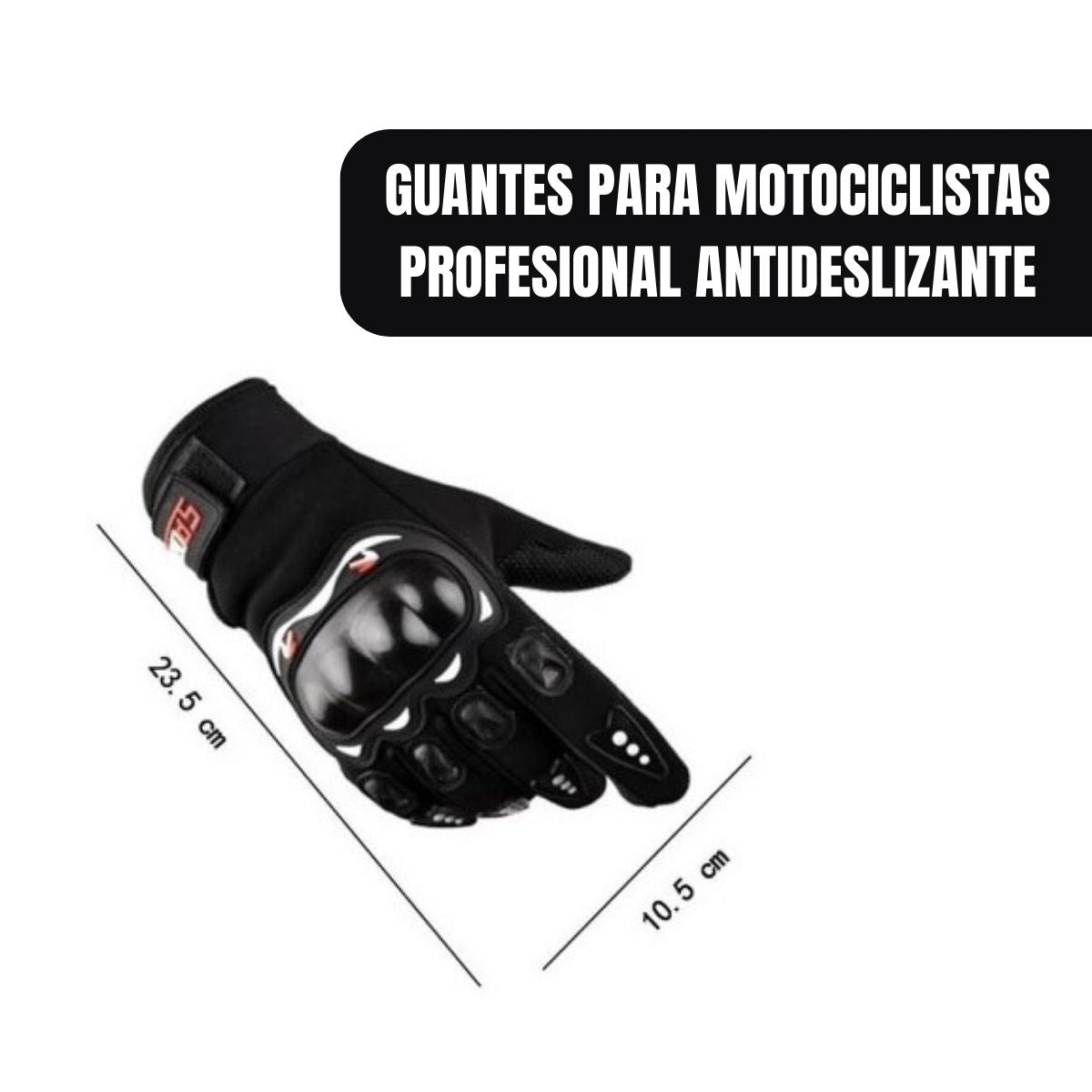 GUANTES DE MOTOCICLISMO ERGONÓMICOS ANTIDESLIZANTES