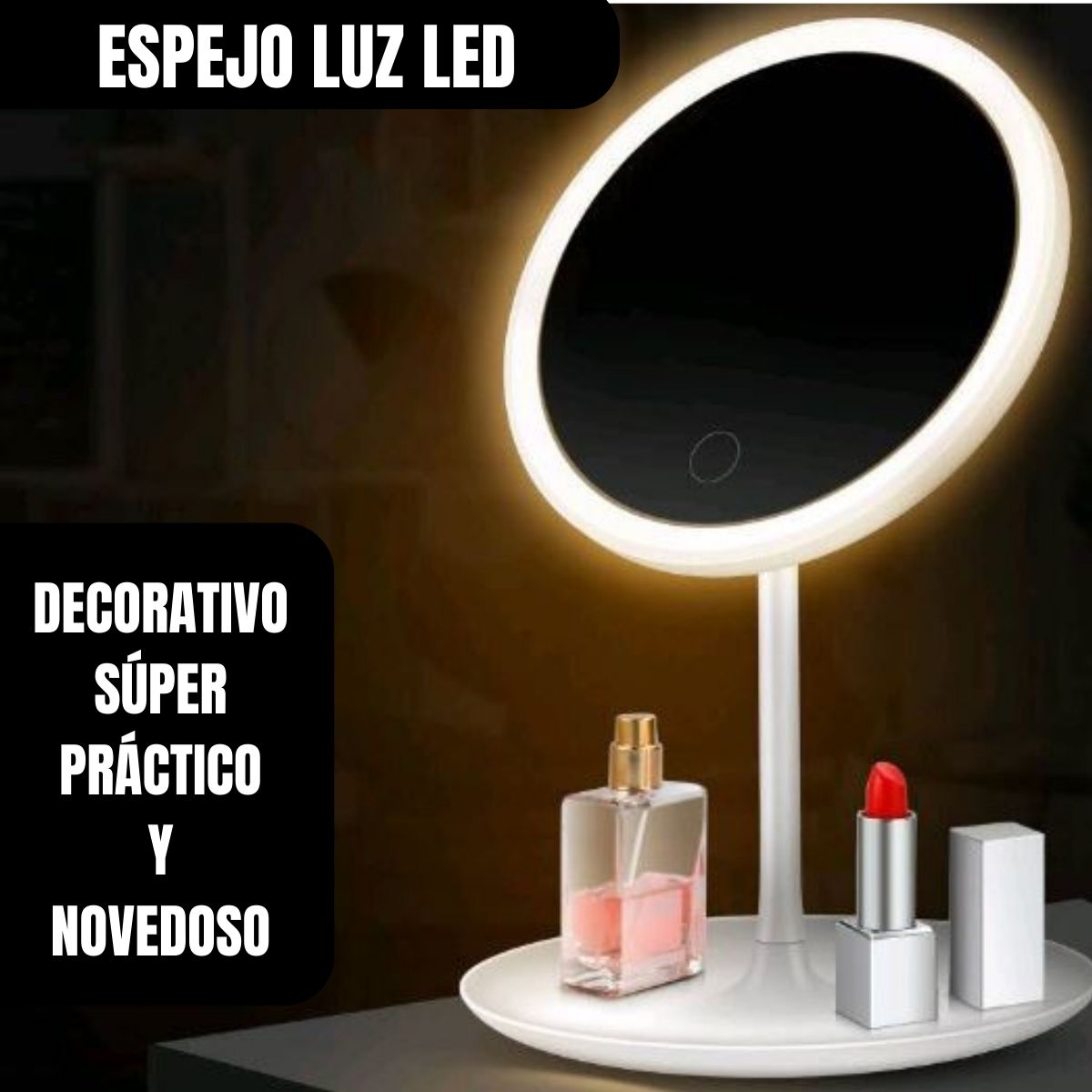 Espejo tocador con Luz Led