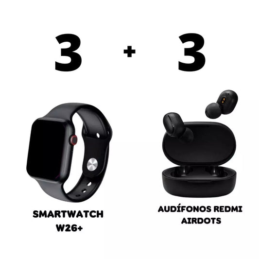 3 Smartwatch W26+ Y 3 Redmi Airdots