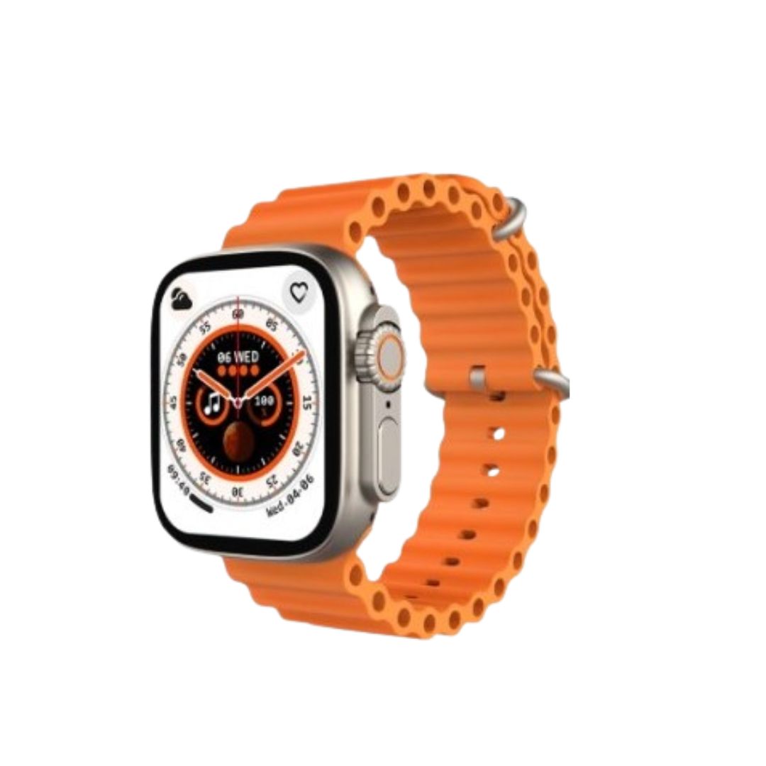 Smartwatch S8 Ultra 2 Piezas (Orange & Grey)