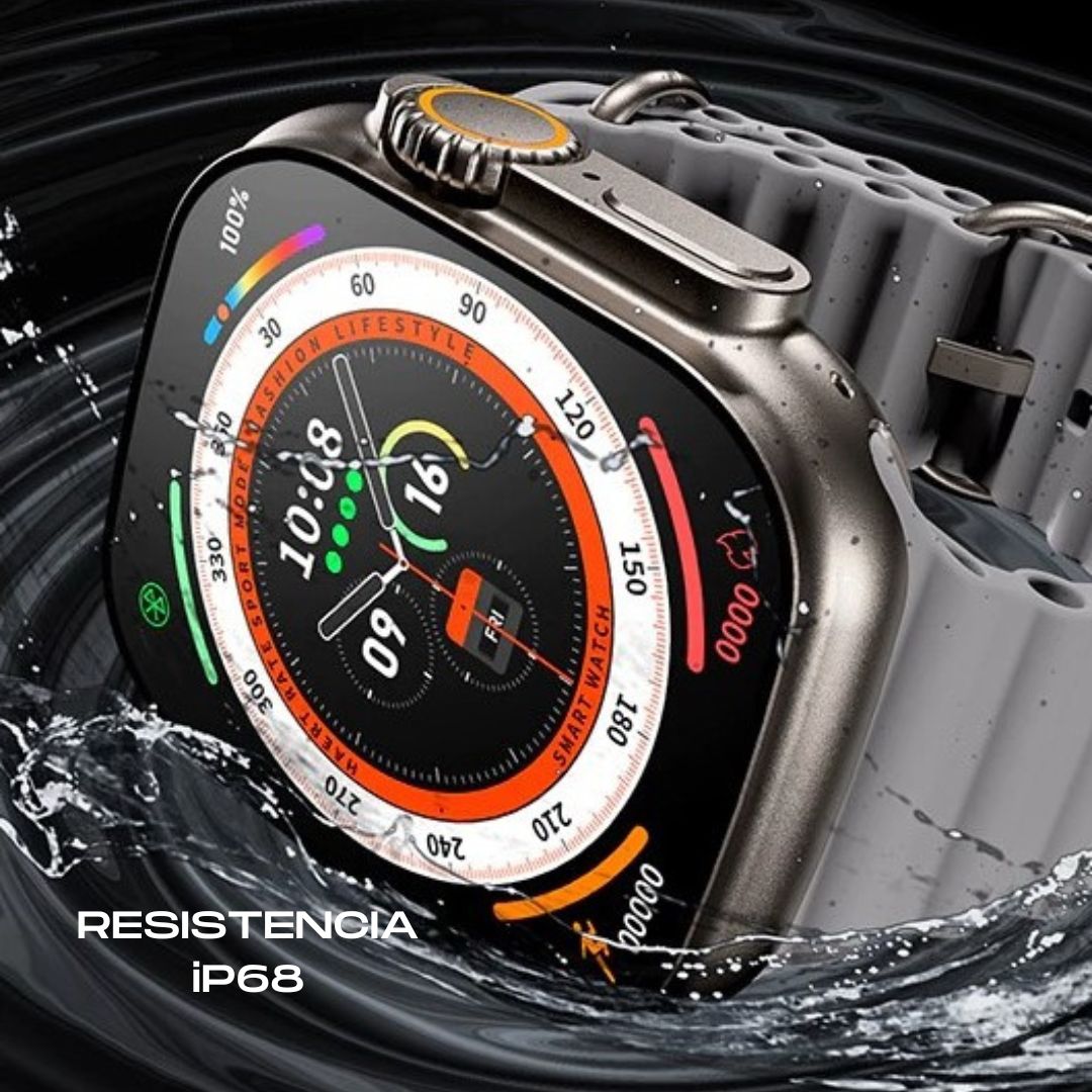 Smartwatch S8 Ultra 2 Piezas (Orange & Grey)