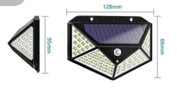 Lámpara Impermeable Luz Led Solar